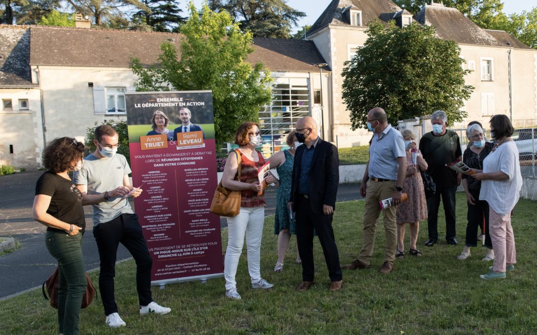 Réunions citoyennes à Montreuil-en-Touraine & Amboise