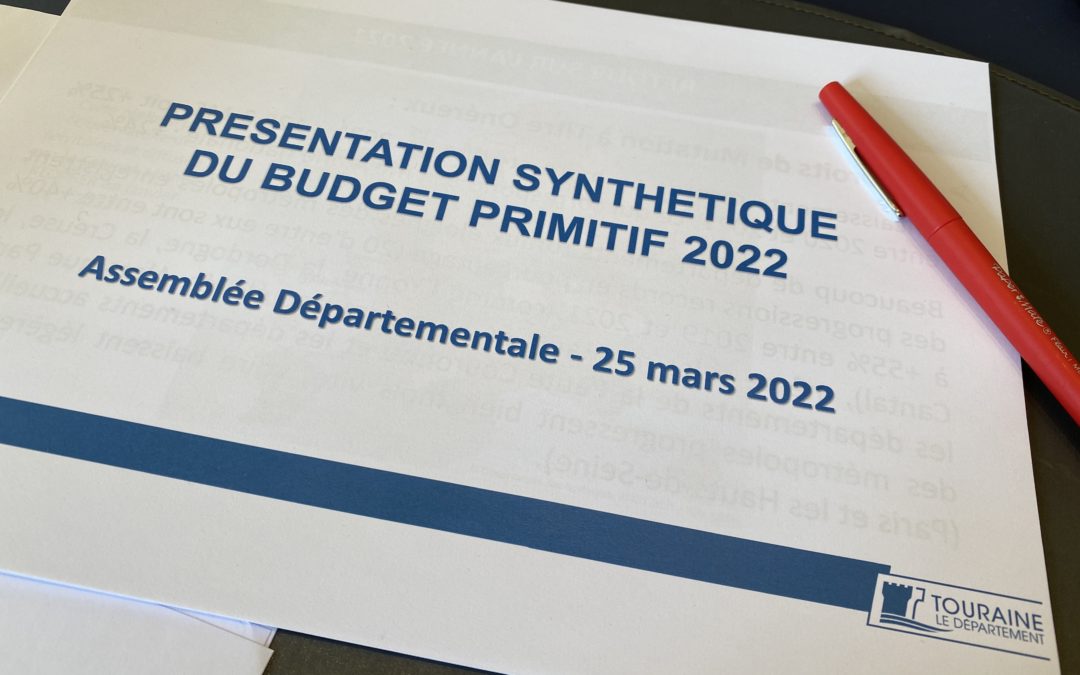 Session du Conseil départemental / 25 mars 2022